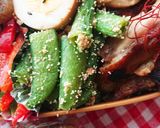 お弁当★スナップエンドウ明太子炒め★副菜作り方6写真