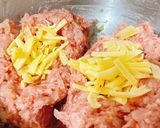 ふわふわ♡照り焼きチーズinハンバーグ作り方3写真