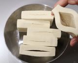 高野豆腐の蓮根もち詰め　スピルリナ入り作り方3写真