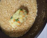 簡単！コロコロ揚げない俵野菜コロッケ♪作り方9写真