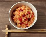 赤いビーツと生姜の炊き込みご飯作り方5写真