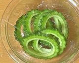 ゴーヤのらっきょう酢漬け作り方1写真