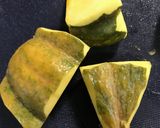 鹿ケ谷かぼちゃのツナ煮込み作り方1写真