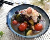 なす・ズッキーニ・トマトのポン酢あんかけ作り方4写真