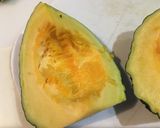 鹿ケ谷かぼちゃの鶏そぼろ餡かけ作り方3写真