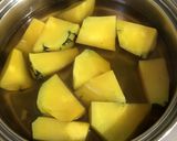 鹿ケ谷かぼちゃの鶏そぼろ餡かけ作り方4写真