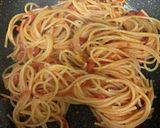 簡単！美味しい！！トマトガーリックパスタ作り方8写真
