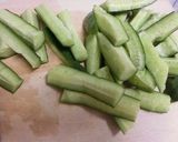ポリ袋で1分☆ ヤミツキおつまみきゅうり作り方1写真