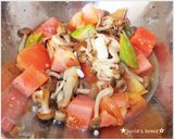 夏簡単☆トマトとオクラのイタリアンサラダ作り方3写真