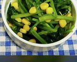 白だしでコーンバターほうれん草（レンジ）作り方5写真