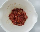 韓国料理　トックのユッケジャンスープ作り方1写真