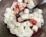 長いもの梅肉和え作り方3写真