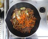 韓国料理　トックのユッケジャンスープ作り方6写真