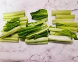 アサリと江戸菜のガーリック酒蒸し作り方2写真