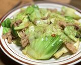 キャベツと豚肉の塩胡椒レモン炒め作り方9写真