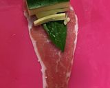 生ハムの天ぷら(野菜を巻く)作り方3写真