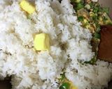 ニンニクバター醤油のジャコピーチャーハン作り方4写真