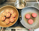 今夜のおかずは、つくねれんこんはさみ焼き作り方4写真