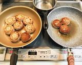 今夜のおかずは、つくねれんこんはさみ焼き作り方5写真
