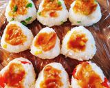 カラフル味噌バターみりんおにぎり作り方2写真