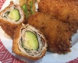 お弁当にも♡なすと大葉の肉巻きフライ作り方6写真