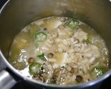 免疫アップ！オクラとぶなしめじのお味噌汁作り方3写真