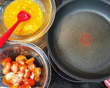 ミニトマトと卵の中華風炒め作り方1写真