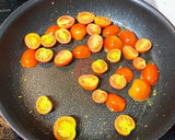 ミニトマトと卵の中華風炒め作り方2写真