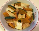 カボチャと厚揚げの豆乳味噌グラタン作り方3写真