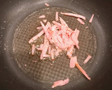 ベーコンとしらすと玉ねぎの、和風パスタ作り方3写真
