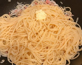 ベーコンとしらすと玉ねぎの、和風パスタ作り方5写真
