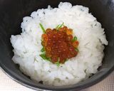 いくらと大葉のおにぎり作り方1写真