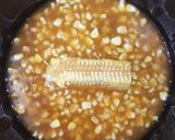 100%押し麦の麦味噌とうもろこし麦飯作り方9写真