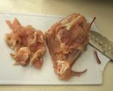 鶏ガラ　きのこ炊き込みご飯作り方1写真