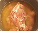 鶏ガラ　きのこ炊き込みご飯作り方3写真