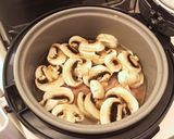 鶏ガラ　きのこ炊き込みご飯作り方4写真