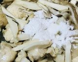 鶏肉&キノコの豆乳クリームソース仕上げ作り方2写真