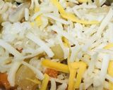 野菜たくさんの豆乳＆チーズチャーハン作り方3写真