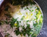 簡単★マカロニ入り江戸菜のトマトスープ作り方3写真