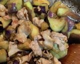 茄子と豚肉のニンニク醤油　簡単おいしい作り方3写真