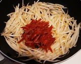 ドライサラミピーマンもやしの味ぽん炒め作り方3写真