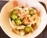 オクラと玉ねぎの小鉢作り方3写真