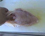 鶏むね肉のカレーソース・ソテー作り方1写真