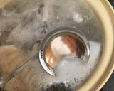鯛のアラとネギのお味噌汁作り方3写真