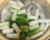 鯛のアラとネギのお味噌汁作り方4写真