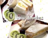 バナナサンドとエッグサンドの朝食作り方5写真