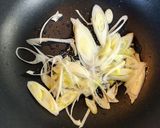 かつお菜の塩レモン焼きそば　赤山椒の香り作り方4写真