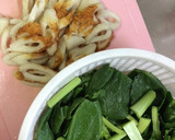 小松菜とちくわのバター醤油炒め作り方1写真