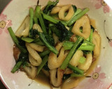 小松菜とちくわのバター醤油炒め作り方3写真