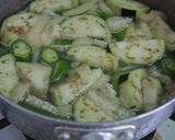 オクラとなすの味噌汁♪作り方3写真